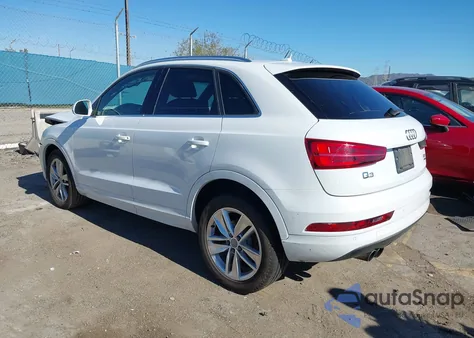 2016 Audi Q3 2.0T Premium Plus from USA, damaged, VIN WA1EFCFS2GR017798
